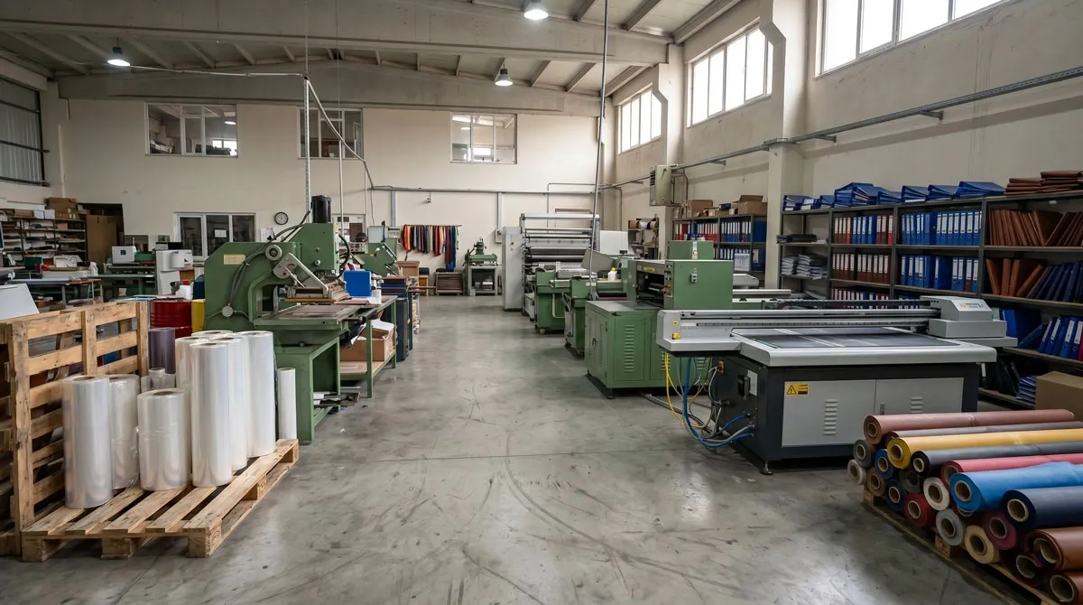 Pir Reklam İzmir üretim tesisi — 1800 m² kapalı alanda aracısız promosyon ürünleri imalatı