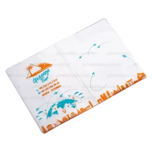Lüx Kalın Şeffaf Pvc Pasaport Kılıfı (0,30 Micron)