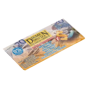 Küçük Boy Lüx Pvc Döviz Kabı (Kalın 0,25 Micron)