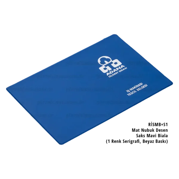 R-IM-MB+S1 İş Makinası Mat Biala PVC Ruhsat Kabı (Kartonsuz)