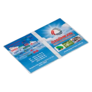 R-OF-L25 Ofset Baskı Folyo Pvc Ruhsat Kabı