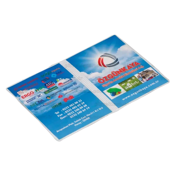 R-OF-L25 Ofset Baskı Folyo Pvc Ruhsat Kabı