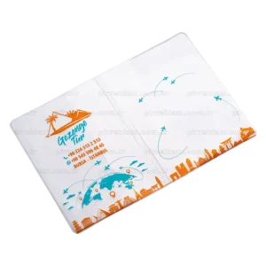 P-SF-E20+S2 Ekonomik Şeffaf Pvc Pasaport Kılıfı