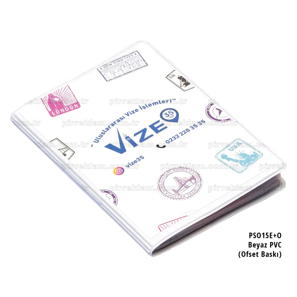 P-OF-L25 Ofset Baskı Folyo Pvc Pasaport Kılıfı