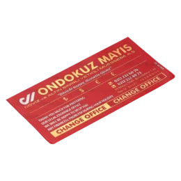 DZ-K-S20+S2 Küçük Boy Pvc Döviz Kabı (Standart 0,20 Micron)