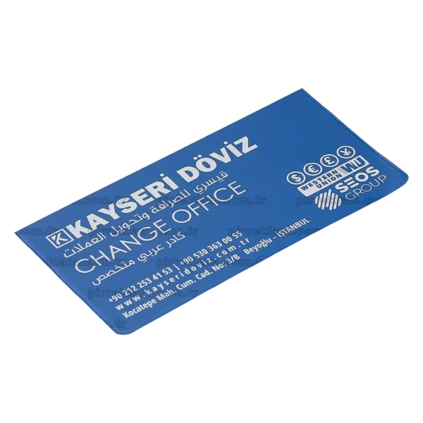 DZ-K-E15+S1 Küçük Boy Ekonomik Pvc Döviz Kabı (İnce 0,15 Micron)