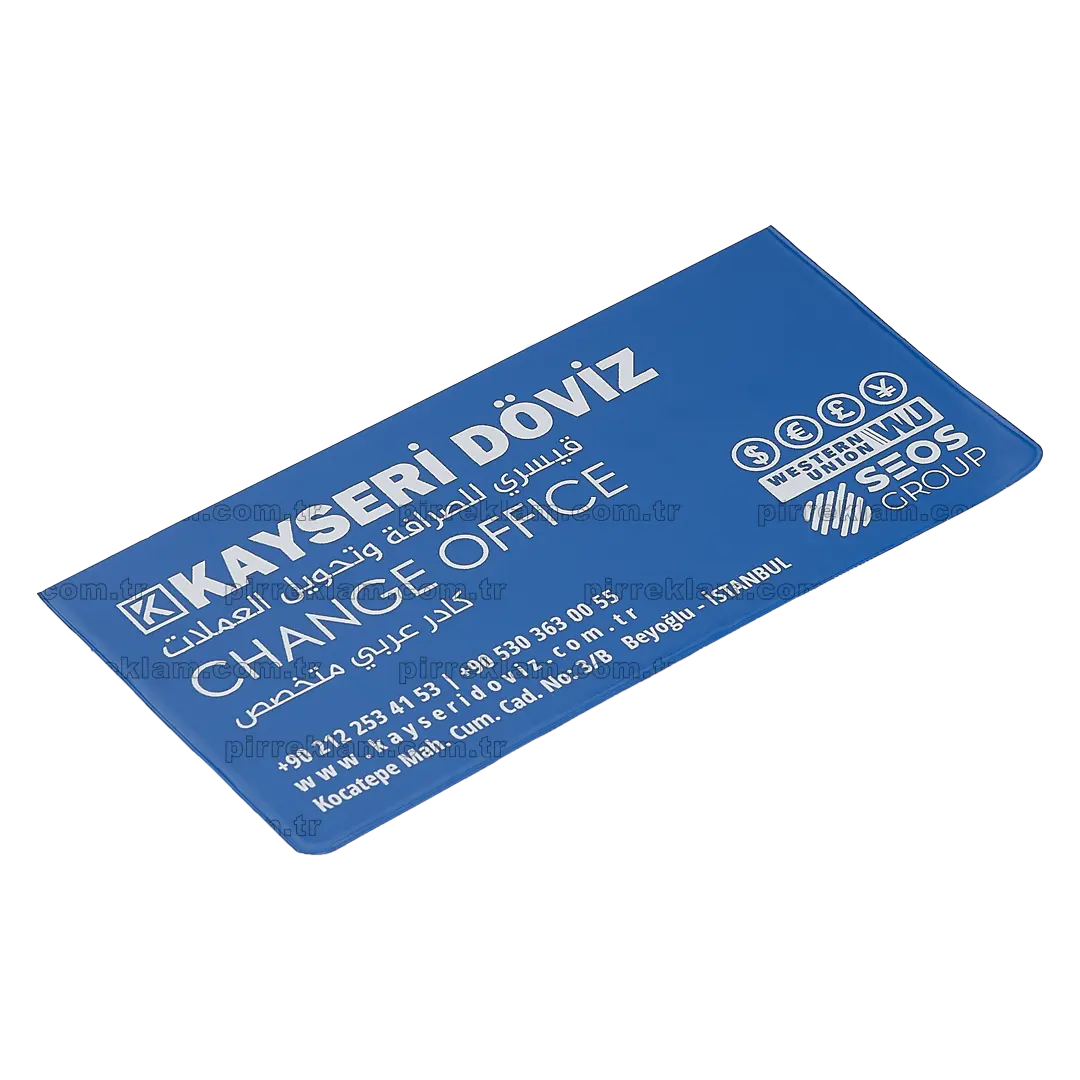DZ-K-E15+S1 Küçük Boy Ekonomik Pvc Döviz Kabı (İnce 0,15 Micron)