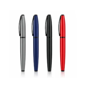 Puro gövdeli kapaklı premium metal roller kalem – 4 gövde renginde bir arada